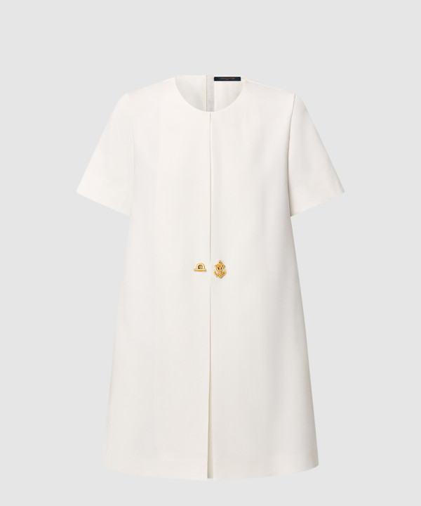[LOUIS VUITTON-루이비통]앵커 버튼 A라인 드레스 1AHGTC