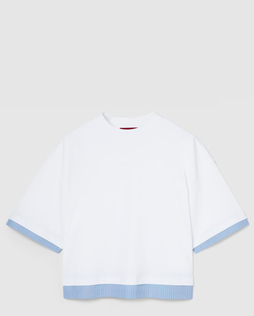 [GUCCI-구찌]자수 장식의 부드러운 니트 티셔츠 833049