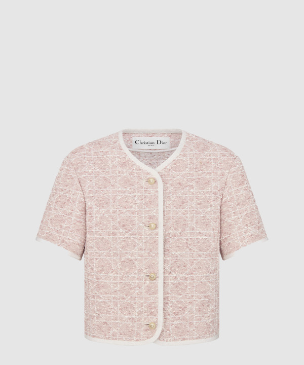 [DIOR-디올]매크로까나쥬 반소매 재킷 521V4