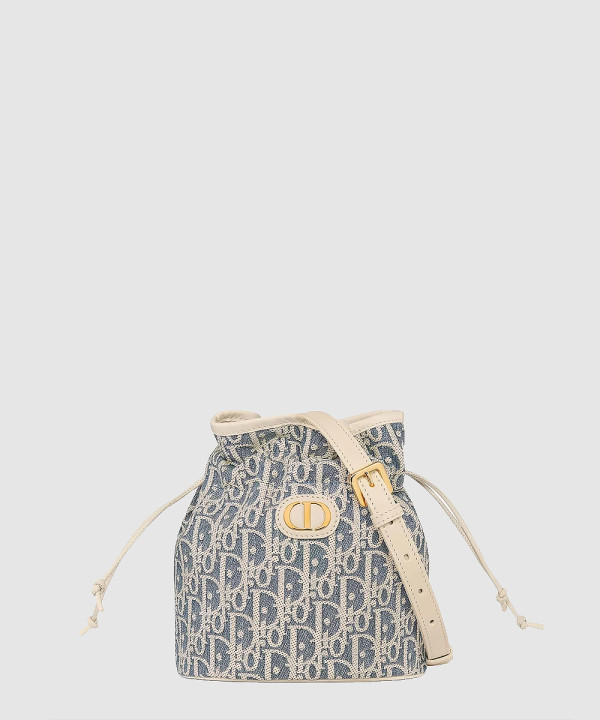 [DIOR-디올]30 Montaigne 드로우스트링 미니 버킷백 S2374