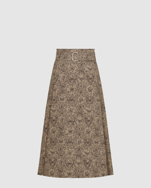 [DIOR-디올]플레어 미디 스커트 521J5