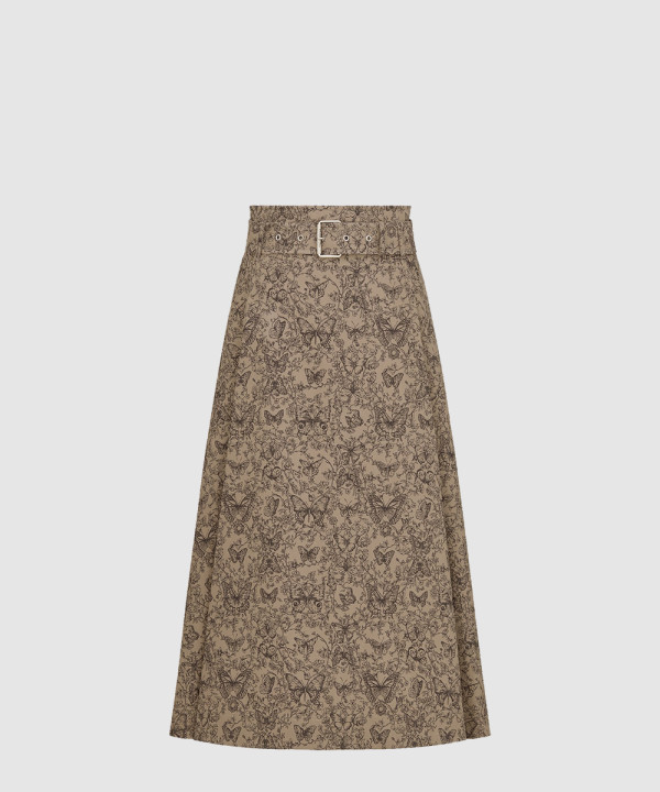 [DIOR-디올]플레어 미디 스커트 521J5