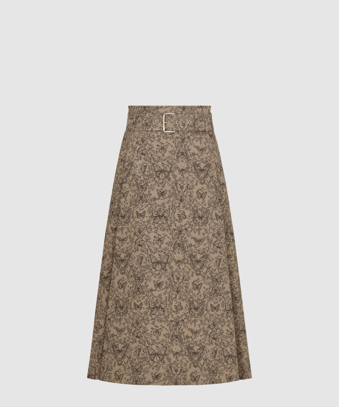 레플리카|이미테이션 dior-디올플레어-미디-스커트-521j5