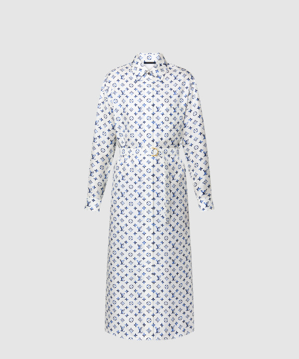 [LOUIS VUITTON-루이비통]아쿠아렐 모노그램 셔츠 드레스 1AHGUP