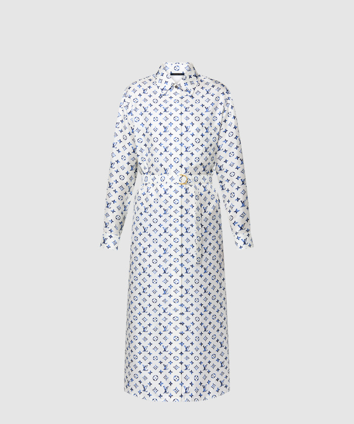 레플리카|이미테이션 louis-vuitton-루이비통아쿠아렐-모노그램-셔츠-드레스-1ahgup