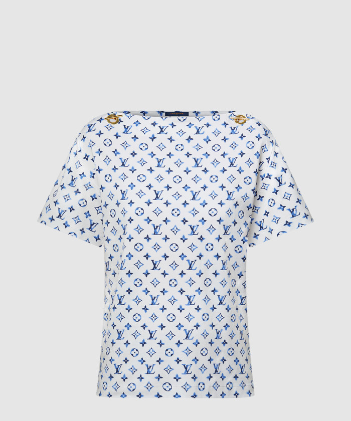 레플리카|이미테이션 louis-vuitton-루이비통aquarelle-모노그램-아일렛-티셔츠-1ahiz1