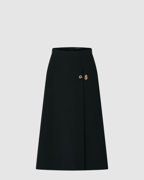 [LOUIS VUITTON-루이비통]앵커 버튼 A라인 스커트 1AHHND