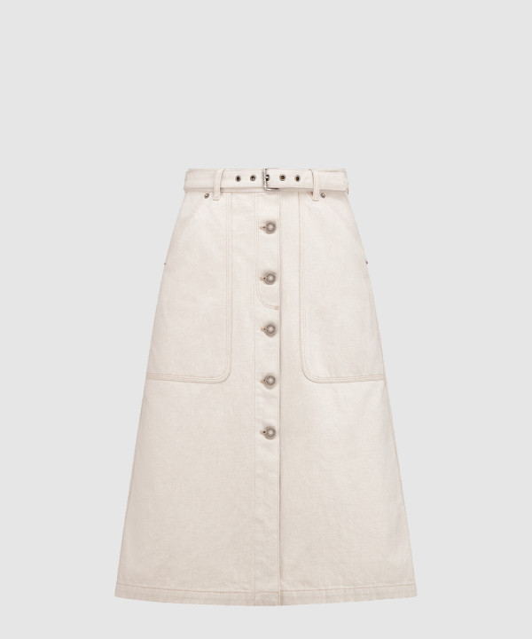 [DIOR-디올]벨트 스커트 522J7