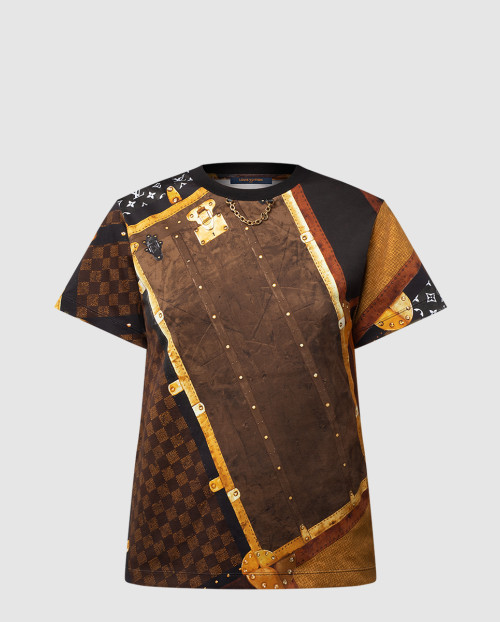[LOUIS VUITTON-루이비통]트렁크 프린트 티셔츠 1AHIN4