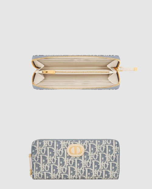 [DIOR-디올]30 Montaigne Voyageur 슬림 지갑 S2189