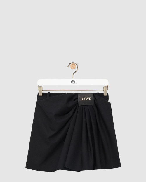 [LOEWE-로에베]드레이프 스커트 코튼 & 실크