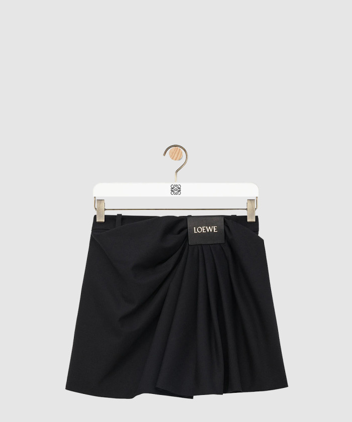 레플리카|이미테이션 loewe-로에베드레이프-스커트-코튼-실크