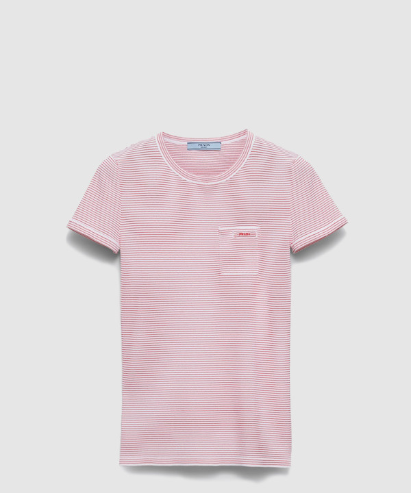 [PRADA-프라다]스트라이프 크루넥 스웨터 P24R2G