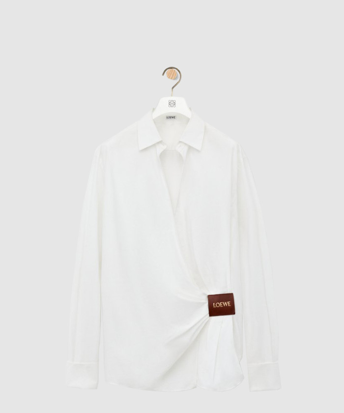 레플리카|이미테이션 loewe-로에베드레이프-셔츠-코튼