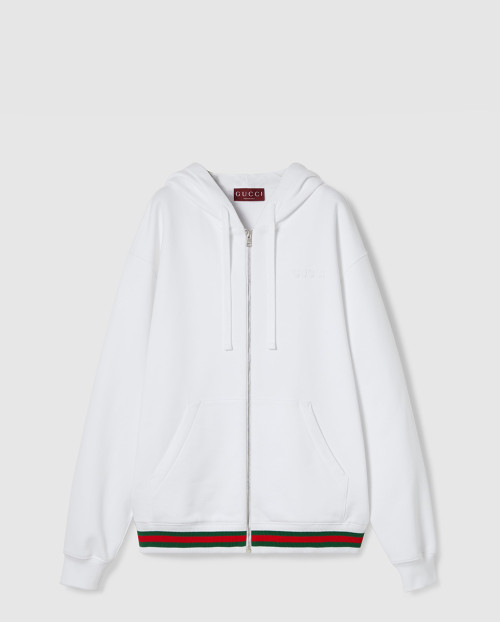 [GUCCI-구찌]웹 코튼 저지 스웨트셔츠 810383