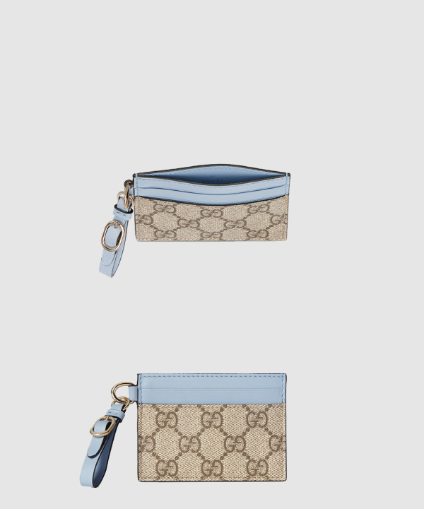 [GUCCI-구찌]GG 엠블럼 스트랩 카드 케이스 819121