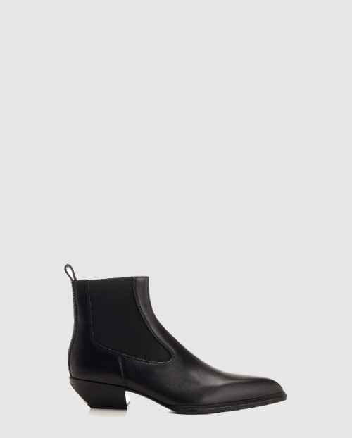 [MCQUEEN-알렉산더맥퀸]슬릭 스무스 레더 첼시부츠 018001