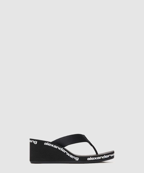 [MCQUEEN-알렉산더맥퀸]웨지 플립플롭 019001