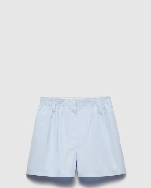 [PRADA-프라다]코튼 포플린 텍스처 쇼츠 P252J