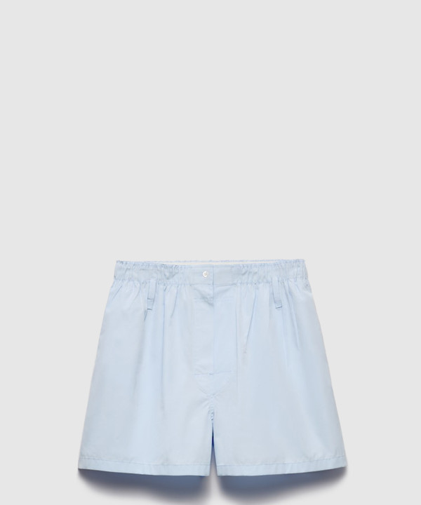 [PRADA-프라다]코튼 포플린 텍스처 쇼츠 P252J