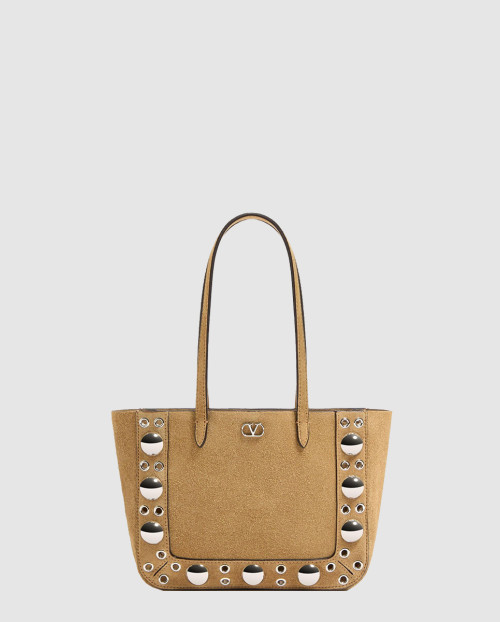 [VALENTINO-발렌티노]가라바니 넬코트 스웨이드 미니 쇼퍼백