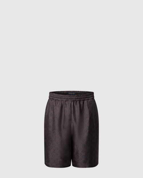 [LOUIS VUITTON-루이비통]프린티드 모노그램 실크 쇼츠 1AHCCZ