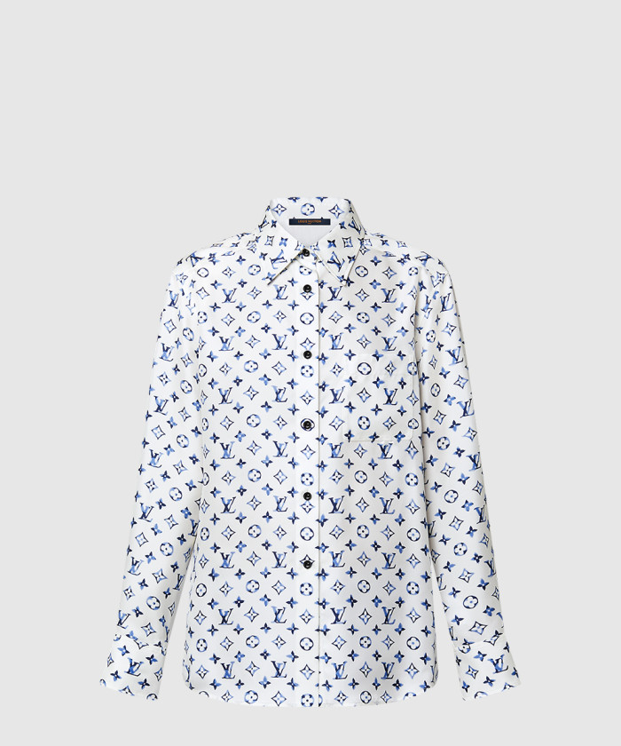 레플리카|이미테이션 louis-vuitton-루이비통아쿠아렐-모노그램-실크-셔츠-1ahgw8