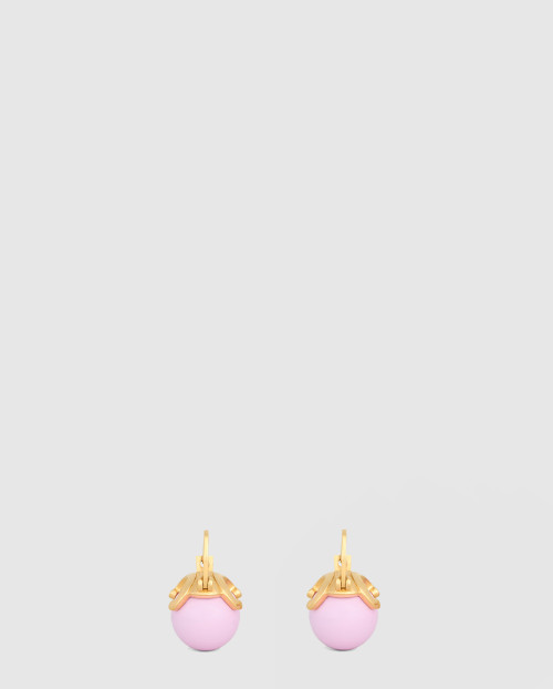 [CELINE-셀린느]레진과 골드 장식 신주 귀걸이 461VD6