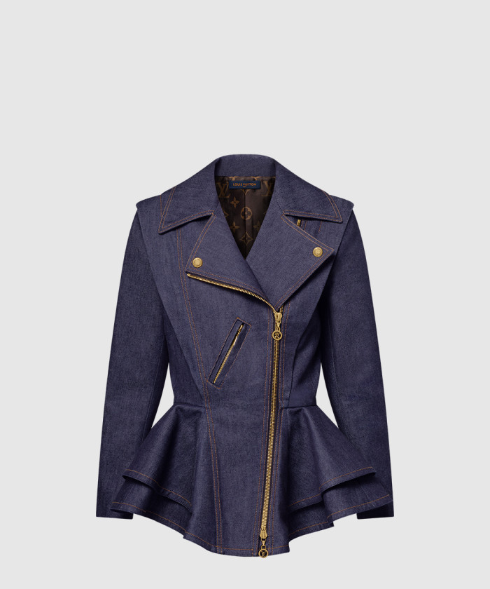 레플리카|이미테이션 louis-vuitton-루이비통데님-플라운스-바이커-재킷-1ahgxk