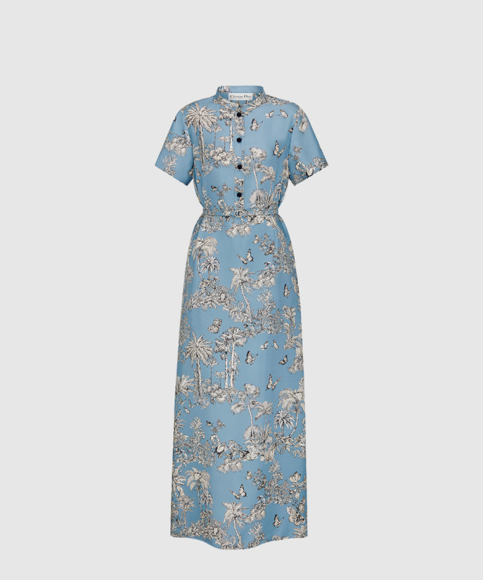 레플리카|이미테이션 dior-디올dioriviera-롱-셔츠-드레스-541l9