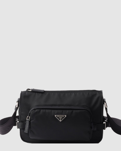 [PRADA-프라다]미디엄 리나일론 및 사피아노 가죽 숄더 백 2VH192