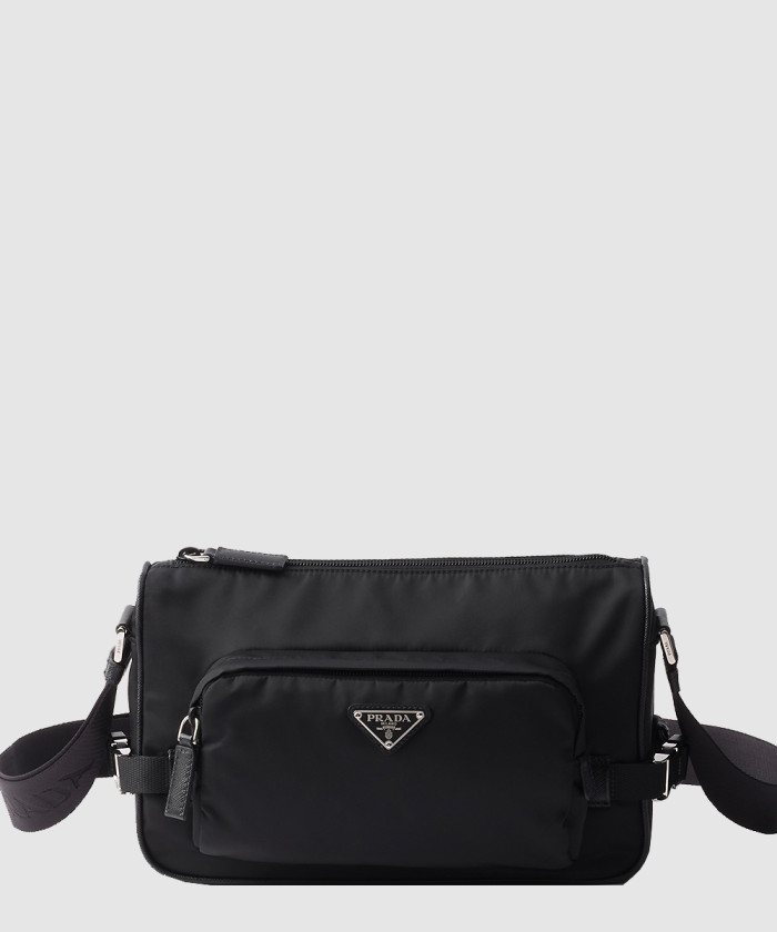 레플리카|이미테이션 prada-프라다미디엄-리나일론-및-사피아노-가죽-숄더-백-2vh192