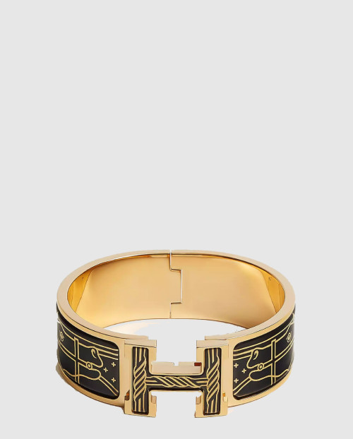 [HERMES-에르메스]Clic Clac H Quadrige au Fil bracelet 팔찌