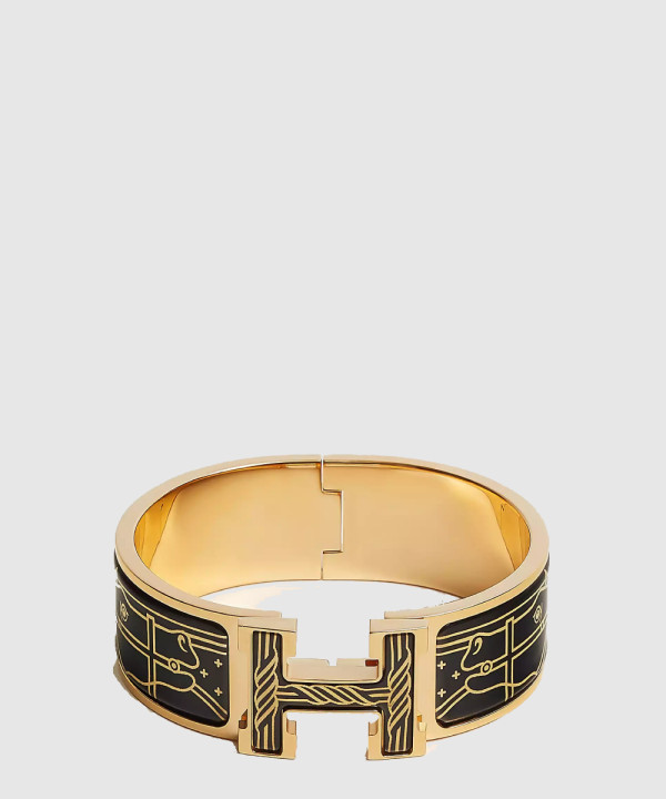 [HERMES-에르메스]Clic Clac H Quadrige au Fil bracelet 팔찌