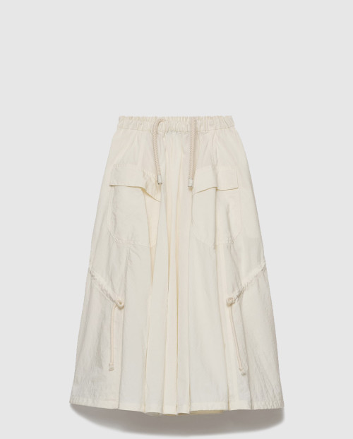 [PRADA-프라다]기능성 퐁제 스커트 21H000