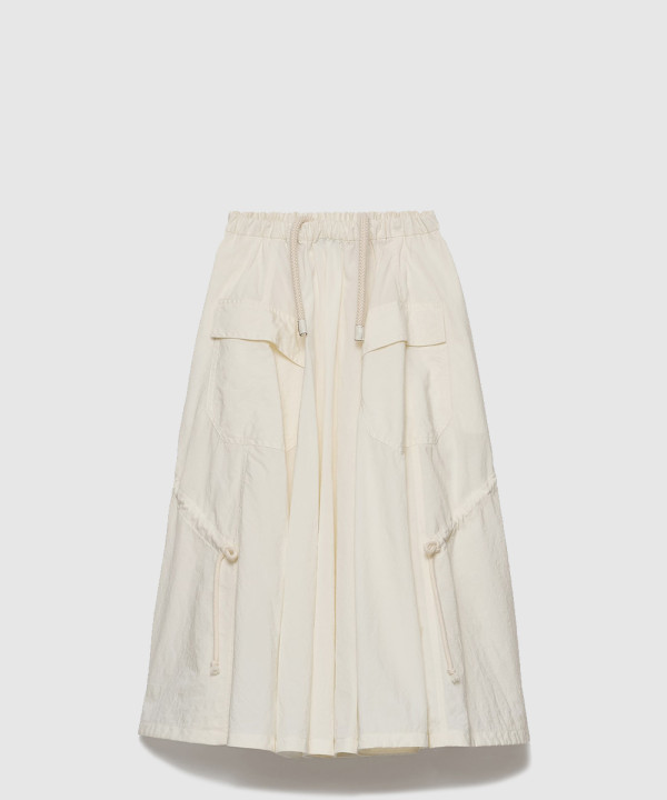 [PRADA-프라다]기능성 퐁제 스커트 21H000