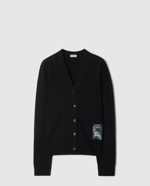 [BURBERRY-버버리]체크 라벨 울 카디건 81031911