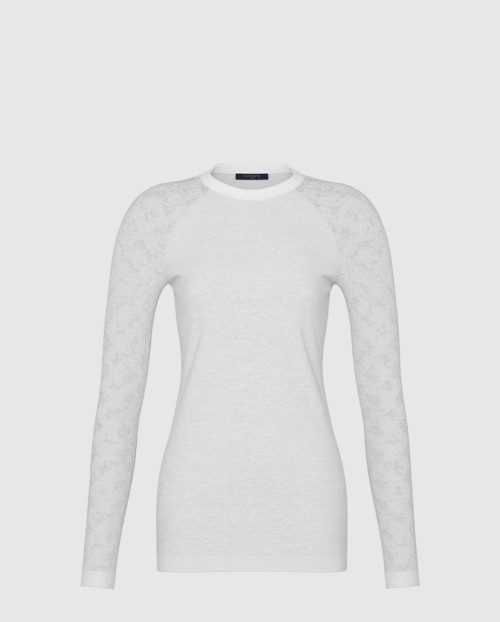 [LOUIS VUITTON-루이비통]모노그램 액센트 롱 슬리브드 톱 1AHJGU