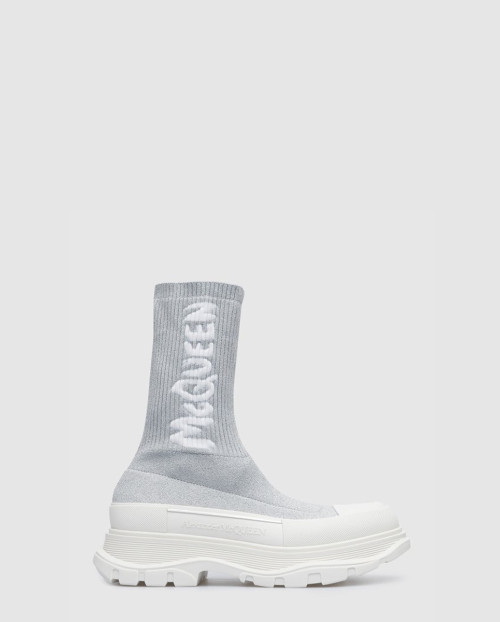 [MCQUEEN-알렉산더맥퀸]로고 니삭스 오버솔 스니커즈 708096