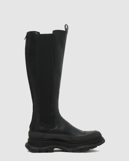 [MCQUEEN-알렉산더맥퀸]플랫폼 무릎 부츠 666410