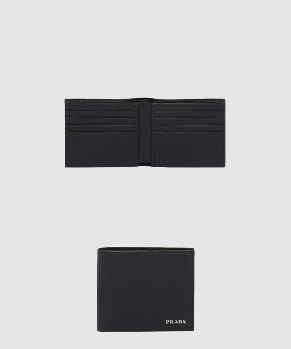[PRADA-프라다]사피아노 레더 투톤 반지갑 2MO513