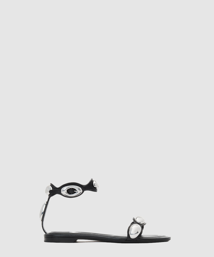 레플리카|이미테이션 mcqueen-알렉산더맥퀸돔-염소-가죽-샌들-30124f