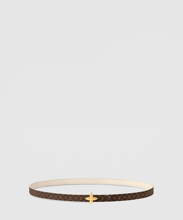 [LOUIS VUITTON-루이비통]LV 미니 플라워그램  리버서블 벨트 M4196W