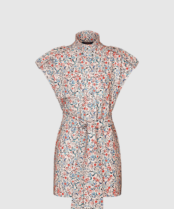 [LOUIS VUITTON-루이비통]모노그램 블룸 벨티드 드레스 1AHHZO