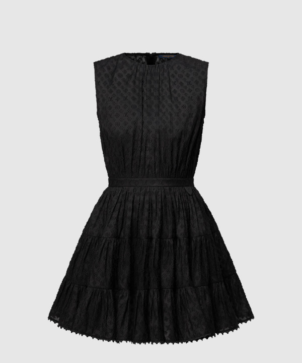 [LOUIS VUITTON-루이비통]모노그램 필 쿠페 티어드 드레스 1AHHXW