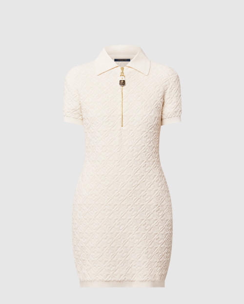 [LOUIS VUITTON-루이비통]모노그램 플라워 타월링 폴로 드레스 1AHIWA