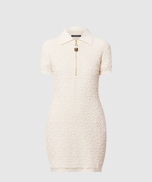 [LOUIS VUITTON-루이비통]모노그램 플라워 타월링 폴로 드레스 1AHIWA