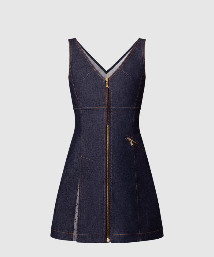 레플리카|이미테이션 louis-vuitton-루이비통데님-미니-드레스-1ai136