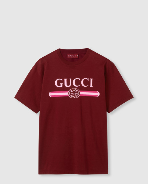 [GUCCI-구찌]프린트 코튼 저지 티셔츠 796395
