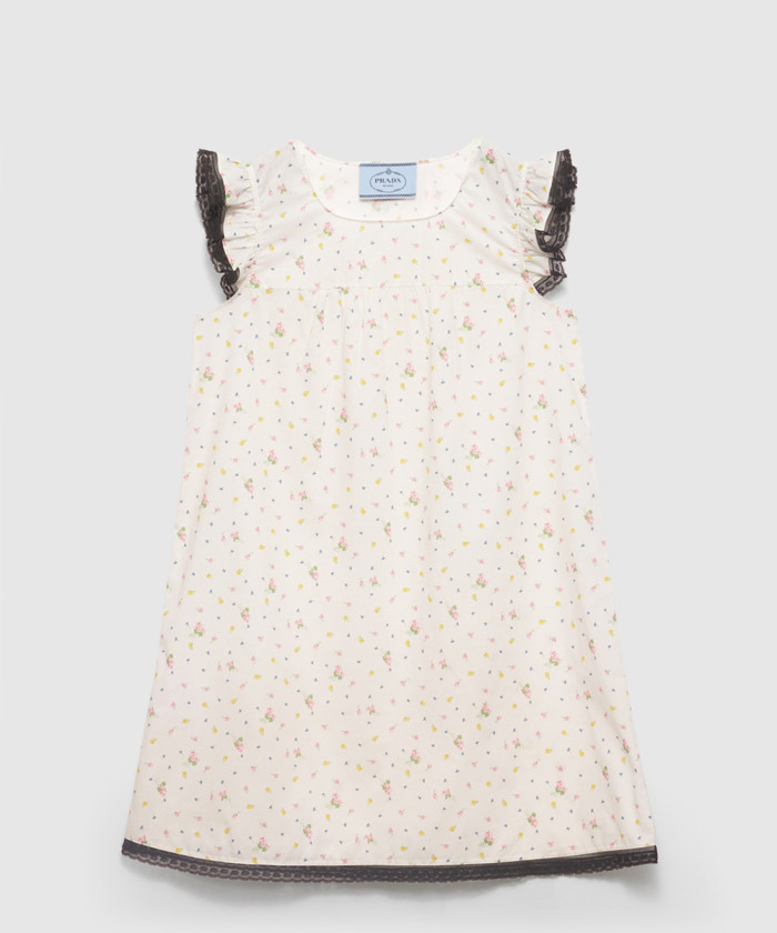 레플리카|이미테이션 prada-프라다플로럴-프린트-코튼-바티스트-미니드레스-p3p32